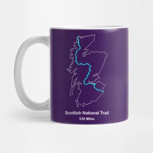 Route Map of the Scottish National Trail Mug